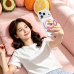 両面 折り畳式 マグネット式 スマホ スタンド Magsafe対応 スマートフォン 強磁器マグネット 全機種対応 マグネット iphone スタンド 落下防止  全10色  SKU:PC08052026018 - 画像 (12)
