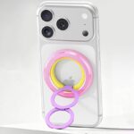 両面 折り畳式 マグネット式 スマホ スタンド Magsafe対応 スマートフォン 強磁器マグネット 全機種対応 マグネット iphone スタンド 落下防止  全10色  SKU:PC08052026018 - 画像 (2)