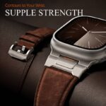 アップルウォッチ バンド 本革 バンド Apple Watchバンド apple watch 44mm 45mm 46mm 49mm ULTRA 本革 ベルト AppleWatchベルト スポーツバンド 全9色 SKU:PC08052026019