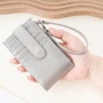 ミニ チェーン レザー 本革 財布 革小物 小物入れ 小物 ミニ財布 紛失防止 マルチケース ICカード 定期券 社員証 全7色 SKU:PC08052026044 - 画像 (15)
