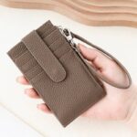 ミニ チェーン レザー 本革 財布 革小物 小物入れ 小物 ミニ財布 紛失防止 マルチケース ICカード 定期券 社員証 全7色 SKU:PC08052026044 - 画像 (14)