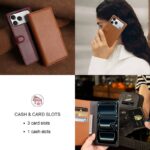 iPhone 17e/16e 本革 手帳型ケース iPhone 17pro 対応 手帳型ケース iPhone16本革製レザー ケース スマホケース 全5色 SKU:PC08052026045 - 画像 (12)