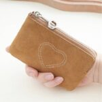 RFIDブロック小銭入れ コインケース 鍵 ミニ チェーン レザー 本革 財布 革小物 小物入れ 小物 ミニ財布 紛失防止 マルチケース 全6色 SKU:PC08052026049 - 画像 (2)