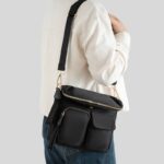 ショルダーバッグ ナイロン ミニショルダーバッグ  斜めがけバッグ ナイロンミニバッグ ショルダーストラップ付 全2色 SKU:PC08052026051