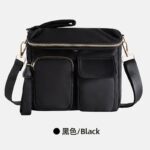 ショルダーバッグ ナイロン ミニショルダーバッグ  斜めがけバッグ ナイロンミニバッグ ショルダーストラップ付 全2色 SKU:PC08052026051 - 画像 (3)