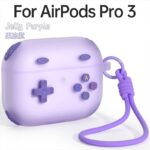 AirPods Pro3 2in1 PC+TPUケース AirPods3 第三世代 TPU Apple Airpods Pro カバー エアーポッズ カバー 全6色 SKU:PC08082026004 - 画像 (9)