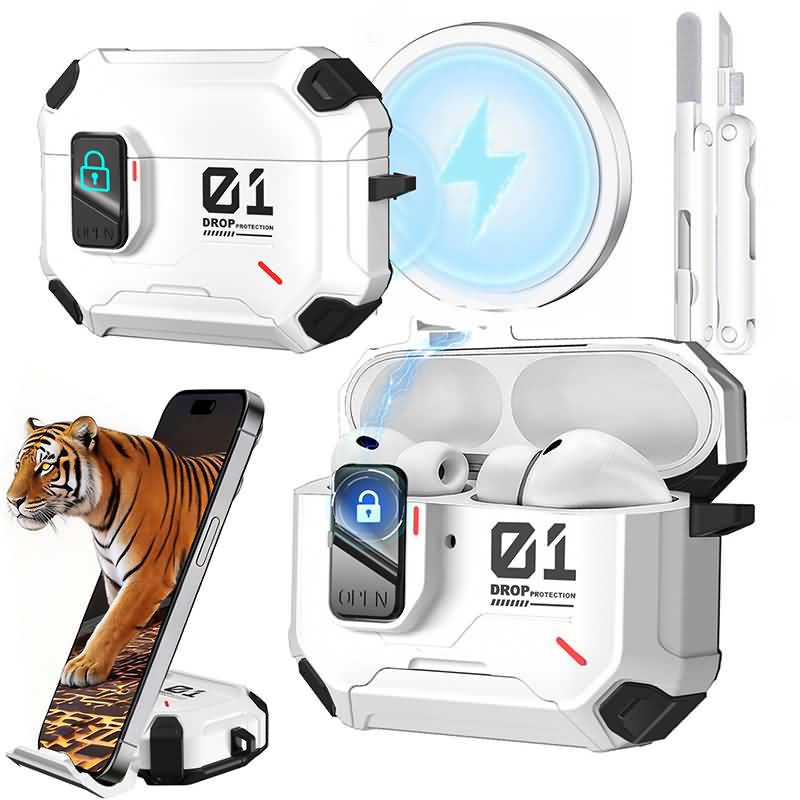 PC08082026006-03 AirPods Pro3 2in1 PC+TPUケース AirPods3 第三世代 TPU Apple Airpods Pro カバー エアーポッズ カバー全5色 SKU:PC08082026006 - 画像 (1)