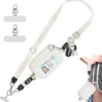 首掛けストラップ スマホストラップ  吊り下げ 長度150cm スマホ全機種対応 ネックストラップ  落下防止 スマホアクセサリ- ストラップ  全4色 SKU:PC08082026025 - 画像 (5)