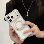 iphone 18pro max 2in1 PC+TPU ケース magsafe対応ケース スタンド機能 iphone ケース iPhone18pro max ケース スマホケース  全7色 SKU:PC09142026007 - 画像 (8)