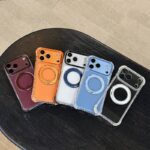 iphone 18pro max 2in1 PC+TPU ケース magsafe対応ケース スタンド機能 iphone ケース iPhone18pro max ケース スマホケース  全7色 SKU:PC09142026007 - 画像 (2)