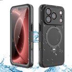 iPhone18Pro/18Pro  max shellbox PC+TPU+PETケース magsafe対応ケースiPhone18Pro/18Pro  防水カバー  IPX68防水 TPUケース 全面保護  スマホ防水袋  SKU:PC09142026036