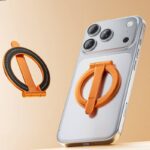 折り畳式 マグネット式 スマホ スタンド Magsafe対応 スマートフォン 強磁器マグネット 全機種対応 マグネット iphone スタンド 落下防止 全5色 SKU:PC09142026038 - 画像 (5)