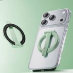 折り畳式 マグネット式 スマホ スタンド Magsafe対応 スマートフォン 強磁器マグネット 全機種対応 マグネット iphone スタンド 落下防止 全5色 SKU:PC09142026038 - 画像 (4)