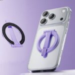 折り畳式 マグネット式 スマホ スタンド Magsafe対応 スマートフォン 強磁器マグネット 全機種対応 マグネット iphone スタンド 落下防止 全5色 SKU:PC09142026038 - 画像 (3)