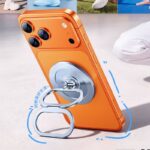 折り畳式 マグネット式 スマホ スタンド Magsafe対応 スマートフォン 強磁器マグネット 全機種対応 マグネット iphone スタンド 落下防止 全2色 SKU:PC09142026039 - 画像 (4)