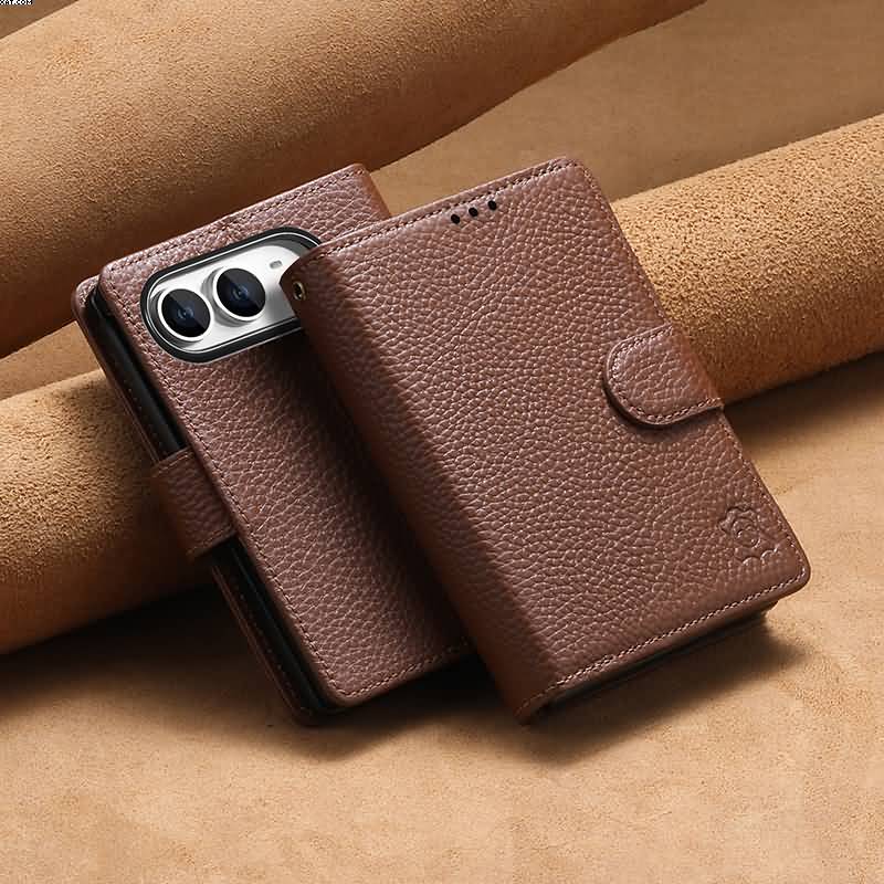 PC10102026012-08 iPhone Duo 合成革ケース 本革 手帳型ケース iPhone Duo PUレザー ケース スマホケース 全3色 SKU:PC10102026012 - 画像 (1)