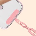 布製スマホストラップ用 背面 シールパッド 薄型  ネックストラップ ストラップホルダー対応シールパッド 多機種対応 全16色 SKU:PC10112026012 - 画像 (5)