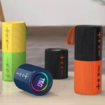 マグネットスピーカー  Bluetooth ポータブル スピーカー ダイヤル調整 マグネット式 卓上ミニ Bluetooth ワイヤレススピーカー 小型スピーカー bluetooth TWS対応 磁石付き 内蔵マグネット搭載 全3色 SKU:PC10222026035 - 画像 (2)