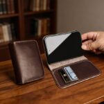iPhone Duo 本革ケース 手帳型ケース  magsafe対応ケース  iPhone Duo  PUレザー ケース スマホケース 全5色 SKU:PC10222026041