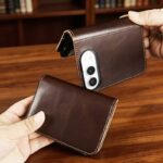 iPhone Duo 本革ケース 手帳型ケース  magsafe対応ケース  iPhone Duo  PUレザー ケース スマホケース 全5色 SKU:PC10222026041 - 画像 (2)