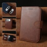 iPhone Duo 合成革ケース 手帳型ケース   iPhone Duo  PUレザー ケース スマホケース 全5色 SKU:PC10222026042 - 画像 (4)