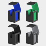 デッキケース PUレザー トレカケース 縦入れ  マグネット デッキケース  各種 カードゲーム BOX  大容量 収納ケース トレカケース 全9色 SKU:PC10222026058 - 画像 (5)