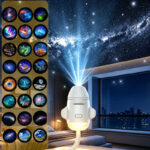 ナイトライト USB 星空プロジェクションライ ト 360°角度に調整でき USB 星空プロジェクションライト 宇宙投影ランプ USB接続 雰囲気作り 軽量ポータブル 携帯便利  全4種類 SKU:PC10222026063