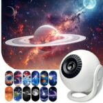 12in1 ナイトライト USB 星空プロジェクションライ ト 360°角度に調整でき USB 星空プロジェクションライト 宇宙投影ランプ USB接続 雰囲気作り 軽量ポータブル 携帯便利 SKU:PC10222026070