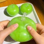 りんごスクイーズ スクイーズ玩具  青りんご ストレス解消 スクイーズ  癒しグッズ 大人 子ども デスクトイ  SKU:PC10292026011 - 画像 (2)